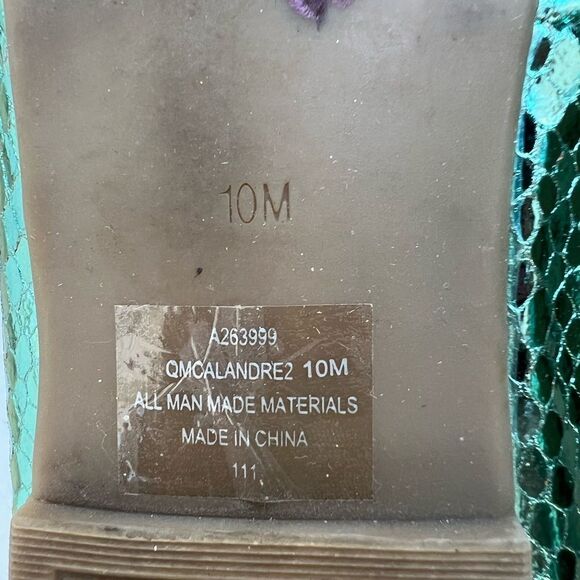 *** Marc Fisher Metallic Ballet Flats w/ Bow Accent - Calandre ( JJ) - Picture 7 of 8